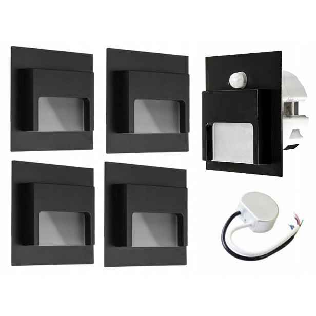 Sada Lampičky na schody Halogen Led 5x Čidlo