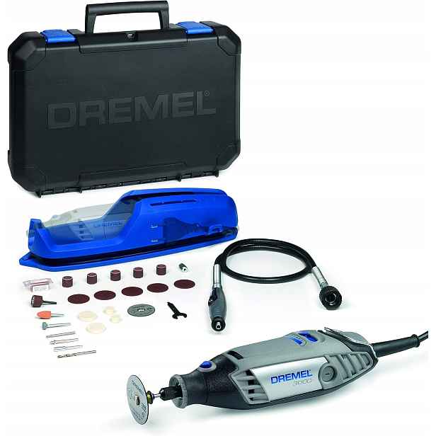 Síťová multifunkční bruska Dremel 3000 1/25 Kufr a příslušenství