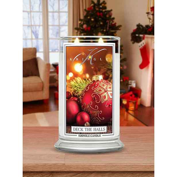 Velká svíčka Deck The Halls Kringle Candle