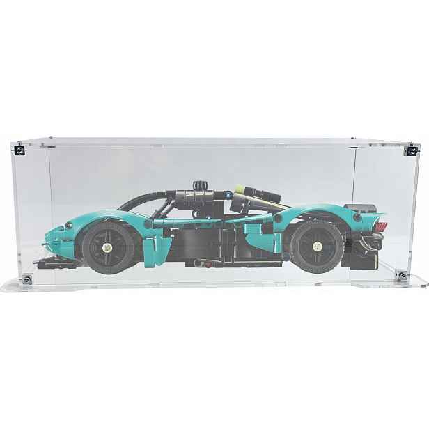 Vitrína s podstavcem Drewlandia pro stavebnici Lego 42208 Aston Martin Valkyrie