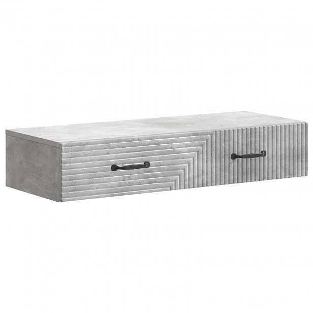 vidaXL Nástěnný boční stůl 87,5 x 34,5 x 17 cm Kompozitní dřevo