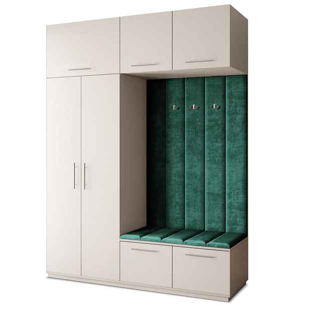 MASSENO MODERNÍ PŘEDSÍŇOVÁ SESTAVA REMA, 180/240/60 cm, kašmírová