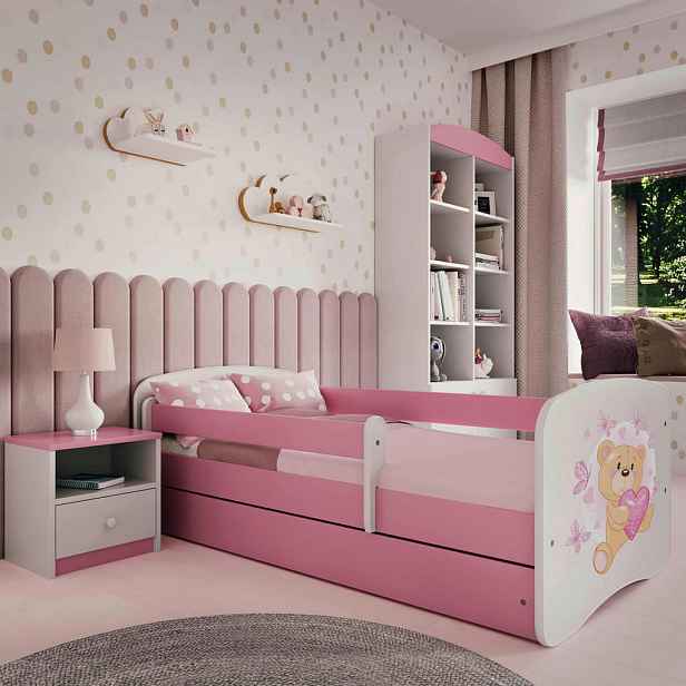 MID.YOU POSTEL PRO DĚTI A MLÁDEŽ 80/160 cm, bílá, pink