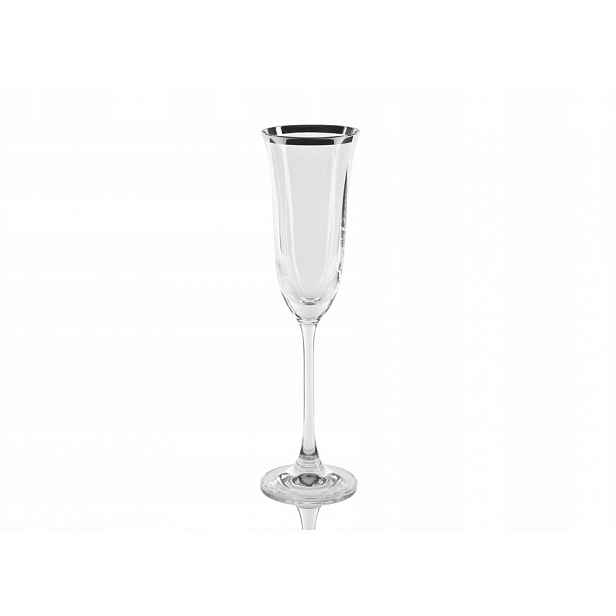 6 x Sklenička na šampaňské 160 Ml Platinium Line