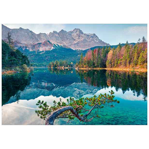 Fototapeta flizelina Jezero v horách krajina 312x219 Pohled na hory lepidlo