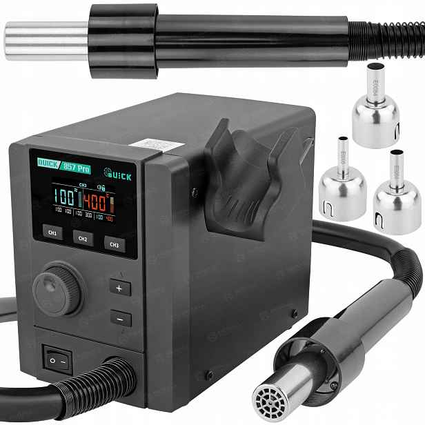 Horkovzdušná Pájecí Stanice Quick Svařovací Stroj 857 Pro 580 W
