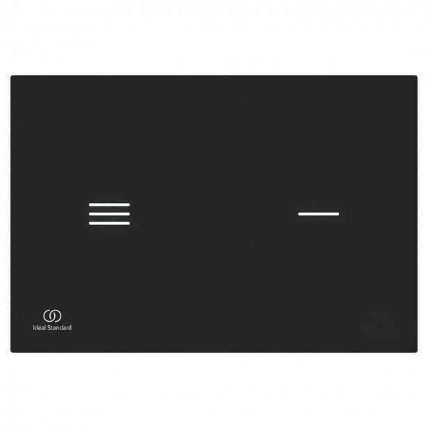 Ideal Standard Symfo - Elektronické ovládací tlačítko splachování NT1, černá R0129RX