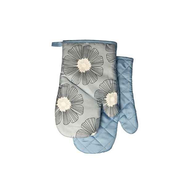 PROHOME - Chňapka s magnetem Flower II 2ks šedý květ