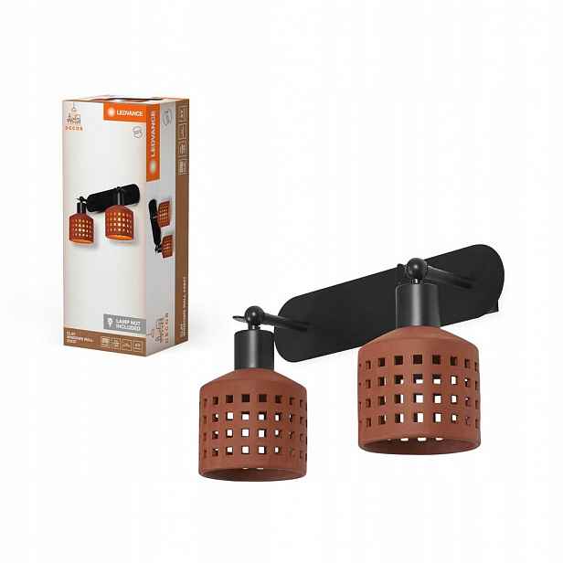 Dekorativní nástěnná lampa E27 Hnědá Decor Ledvance