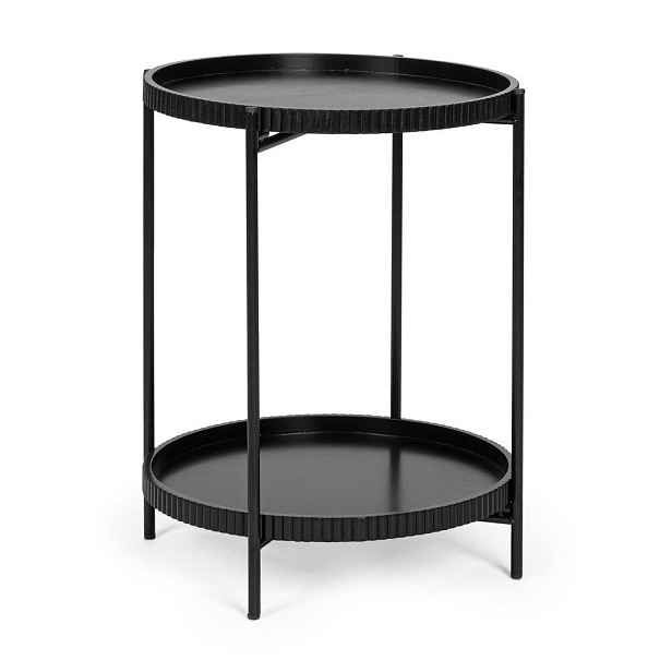 Kovový kulatý odkládací stolek ø 42 cm Herdys – Yes Everyday