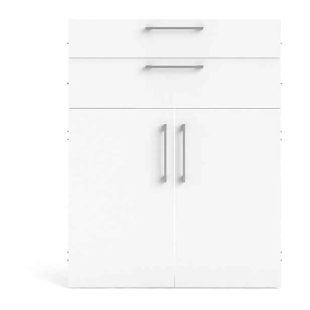 Bílá komponenta pro modulární policový systém 84x105 cm Prima – Tvilum