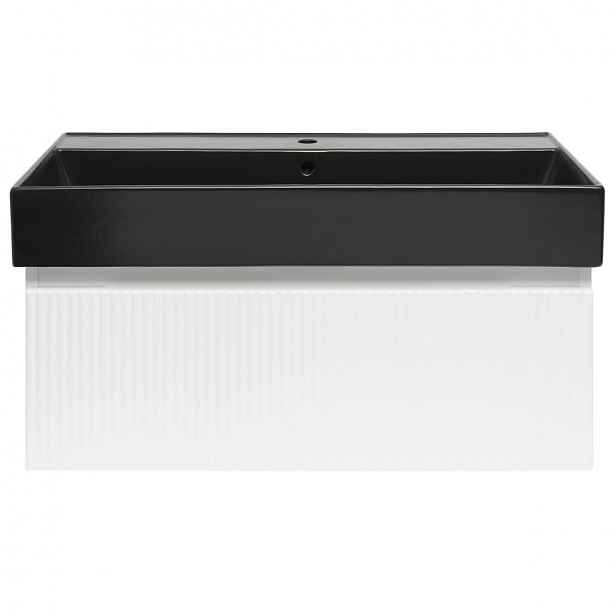 Koupelnová skříňka s umyvadlem SAT Evolution 98x30x44,8 cm bílá mat SATEVO100WMU2B