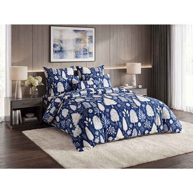 Povlečení z mikrovlákna INDIGO BLOOM modré Rozměr povlečení: 70 x 90 cm | 140 x 200 cm