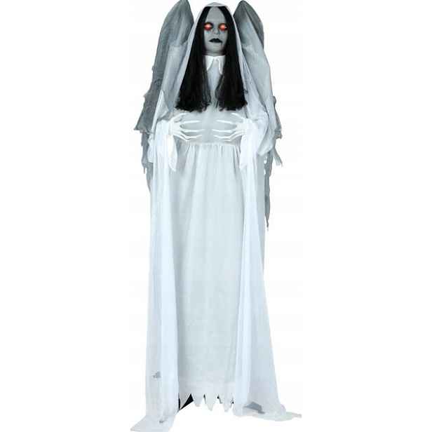 Interaktivní Mrtvý Anděl Smrti Světlo Zvuk Pohyb 170 CM Halloween