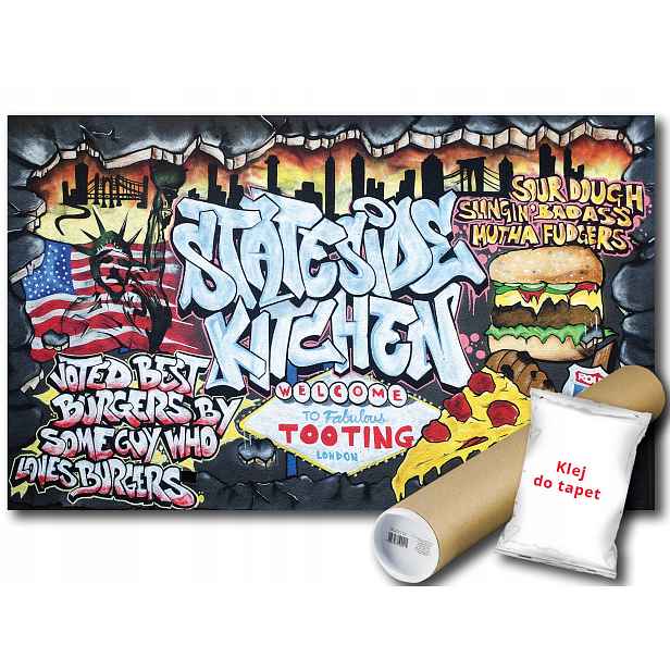 Fototapeta Graffiti Food 208x146 F2154 Výprodej