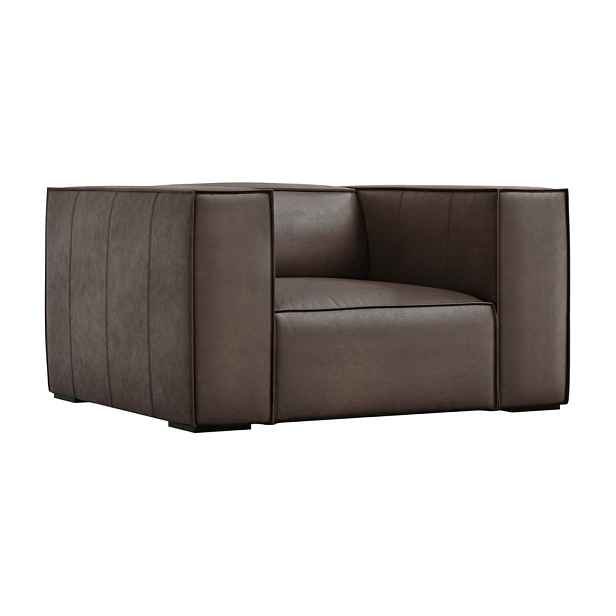 Hnědé kožené křeslo Madame – Windsor & Co Sofas