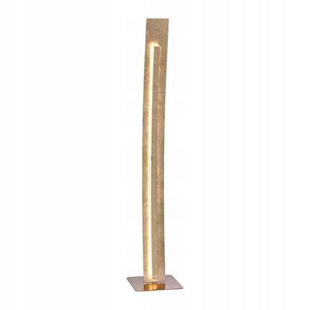 Podlahová Led Nevis Zlatá 141 cm Ocel Moderní 3000K 1 Zdroj Paul Neuhaus