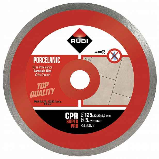 Diamantový Kotouč Pro Gres Cpr 125 Pro Rubi
