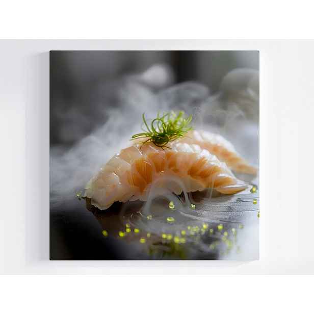 Obraz Na Plátně Canvas Kuchyně Jídlo Japonsko Asie Sushi Rýže Ryba 50x50