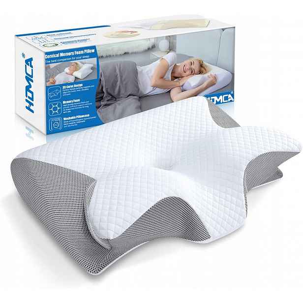 Ergonomická Ortopedický Polštář Homca Memory Foam 60x40 Memory