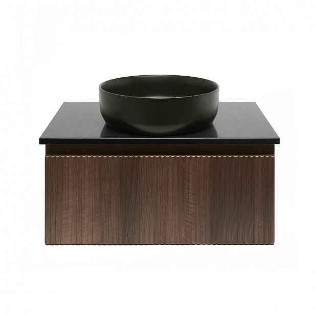 Koupelnová skříňka pod umyvadlo SAT Evolution 78x30x44,8 cm ořech mat SATEVO80NAZ