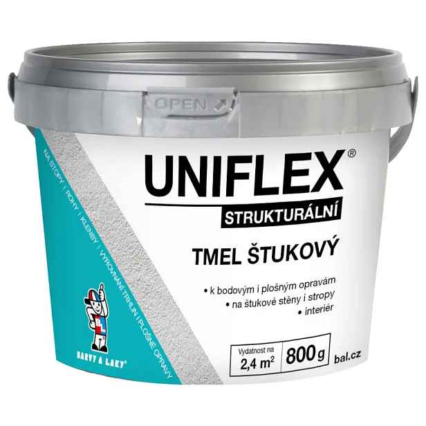 Uniflex štukový akrylový tmel 800 g
