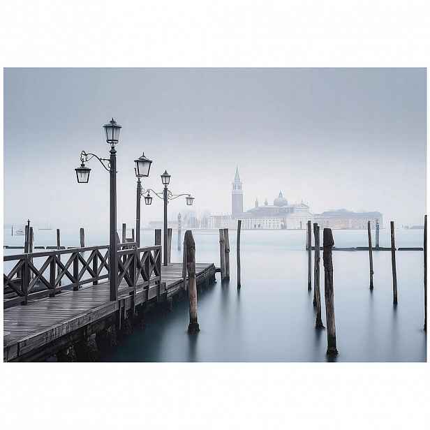 Wallarena FOTOTAPETA City Pier Grey 150x105 cm