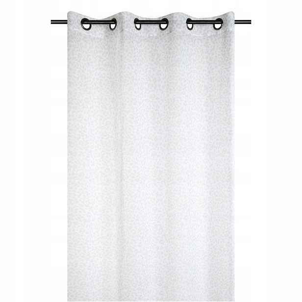 Záclona Polyester Panterka 140 X 260 CM S Kovovými Průchodkami