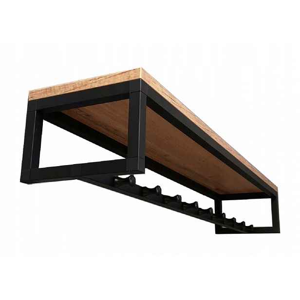 Nástěnný Věšák Loft 100 CM S Policí