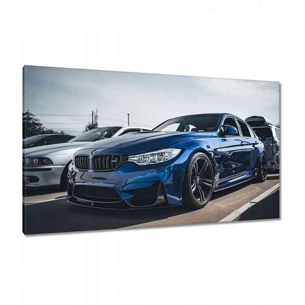 Obrazy 120x70 Modré Bmw M3 Auto