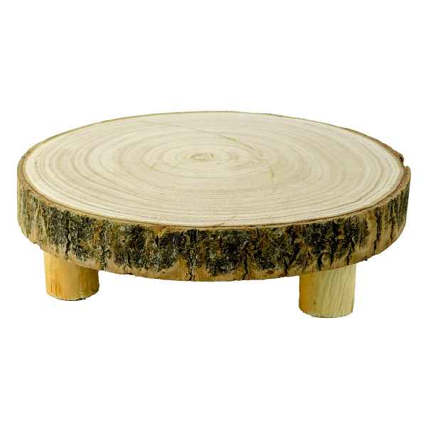 PROHOME - Podnos dřevo dekorace 25cm