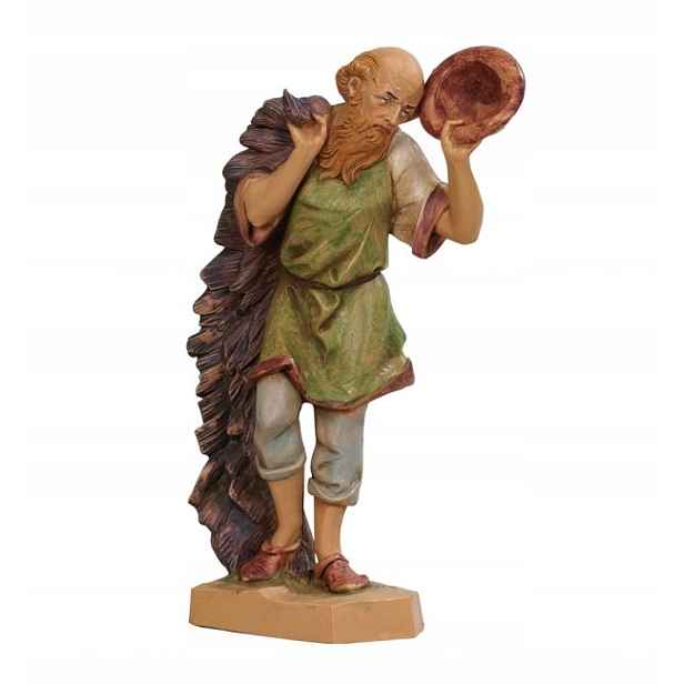 Vítající Pastýř S Kloboukem Figurka firmy Fontanini – pro figurky o výšce 19 Cm