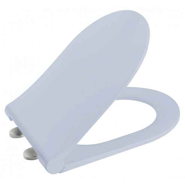 Sapho Brilla - WC sedátko, Slim, SoftClose, matná světle modrá 100787-107