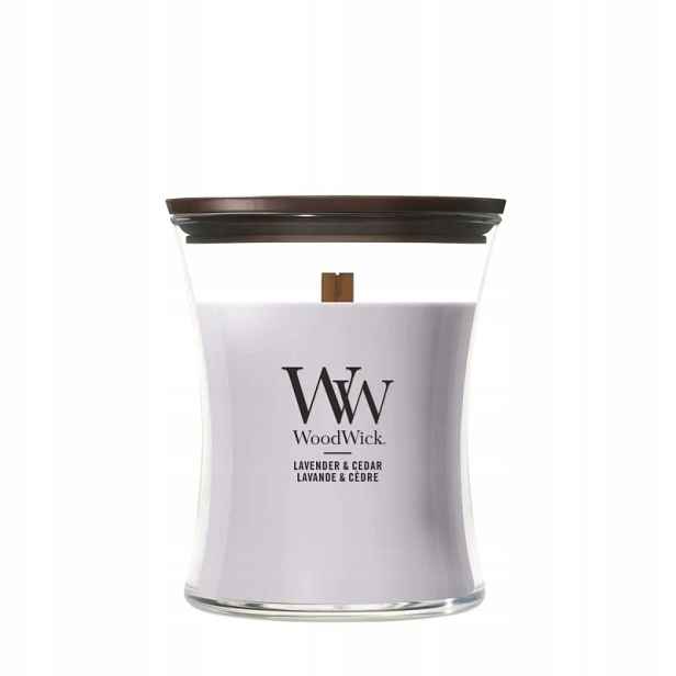 Střední svíčka Lavender & Cedar 2674530E Woodwick