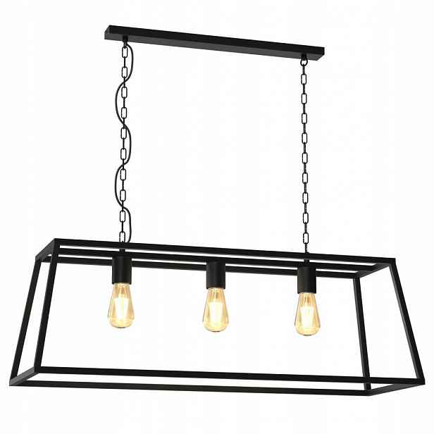 Trapézová závěsná lampa 3-bodová Frame 6518 Luminex