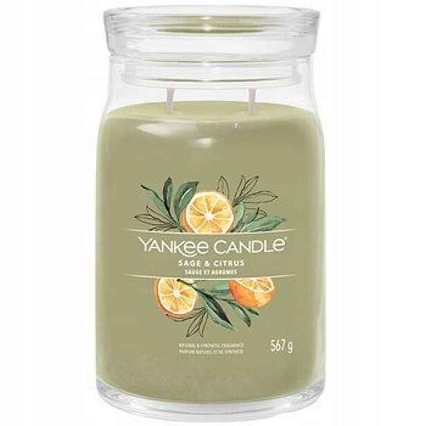 Yankee Candle Svíčka Signature Sage & Citrus (šalvěj a citrus) 567,0 g