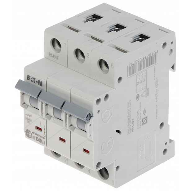 Nadproudový Vypínač HN-C40/3 Třífázový 40A Typ C Eaton