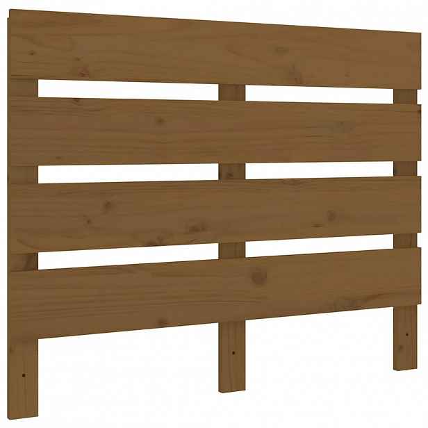 vidaXL Čelo postele medově hnědé 75 x 3 x 80 cm masivní borovice
