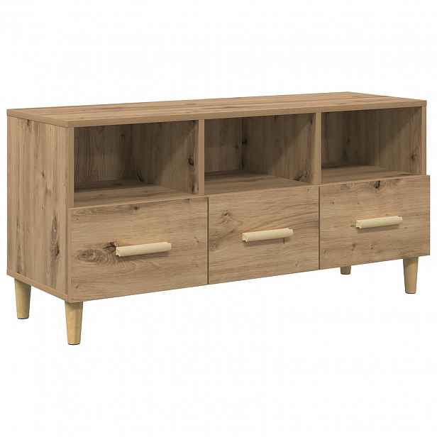 vidaXL Televizní skříň 102 x 36 x 50 cm Umělecký dub Kompozitní dřevo