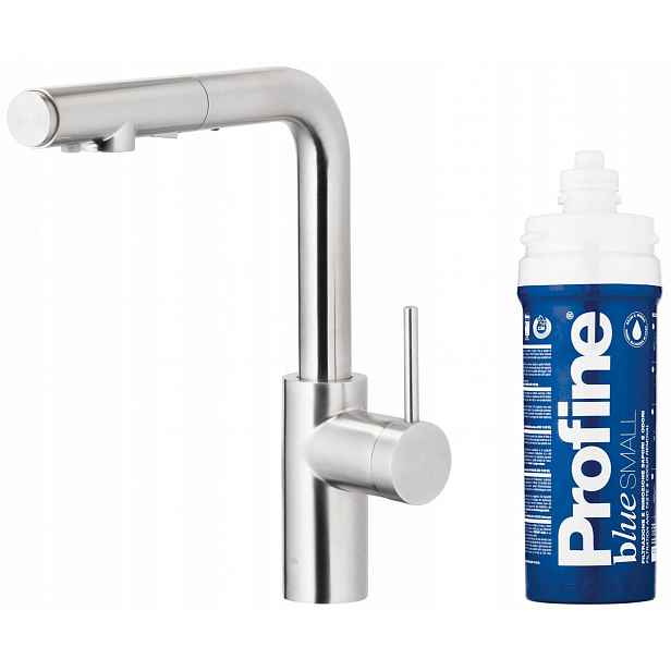 Kfa Kuchyňská Baterie Duero Pure Basic, Inox Filtr Profine Blue Small