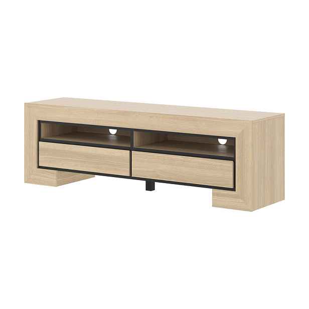 MASSENO TV STOLEK LUNO, 160/50,5/41 cm, dekor dub