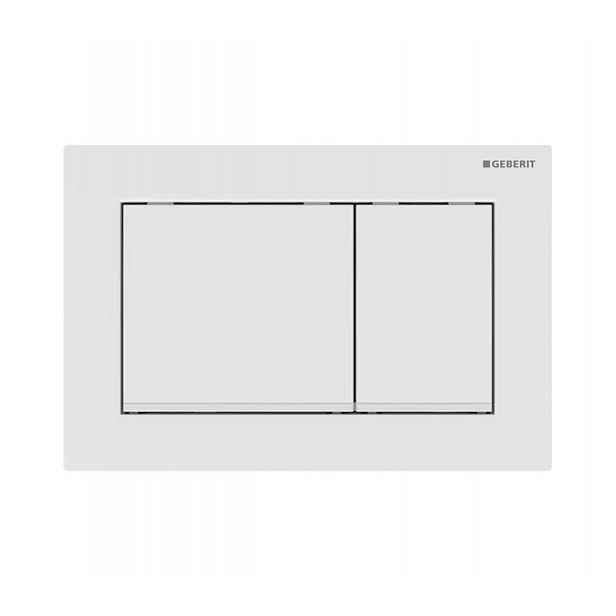 Geberit Omega20 - Ovládání splachování, bílá 115.080.11.1