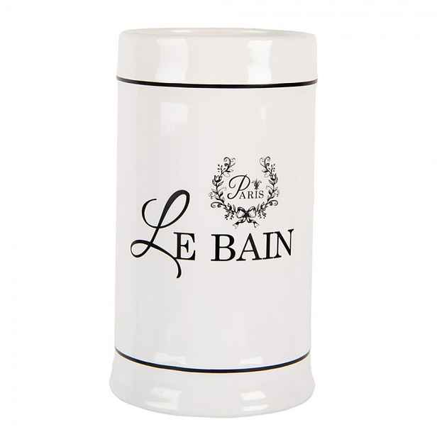 Keramický kelímek na zubní kartáčky Le Bain - Ø 8*13 cm Clayre & Eef