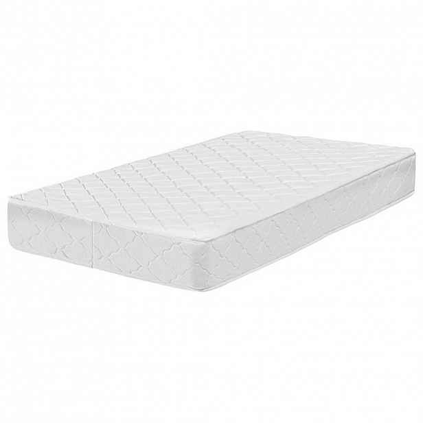 Beliani MATRACE S KAPSOVÝMI PRUŽINAMI středně tuhá/tvrdá 90/200/20 cm Duo