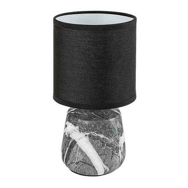 Rabalux 74066 stolní lampa Nalisa, válcovitá, černá