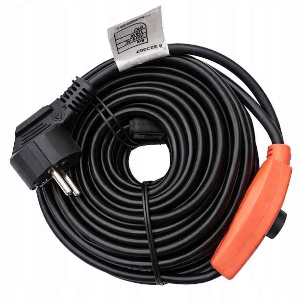 Topný kabel topný 8 m s termostatem K