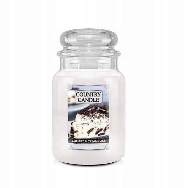 Velká svíčka Cookies & Cream Cake Country Candle