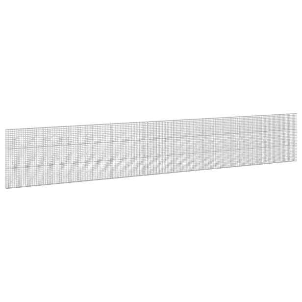 vidaXL Gabion s drátem 5 mm a síťkou 5x5 cm 950x10x150 cm
