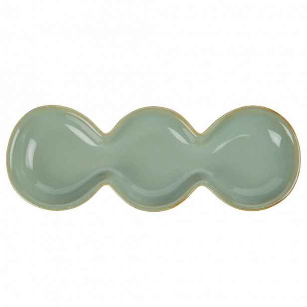 Butlers ORGANICS Dekorační talíř 18 x 7 cm - zelená