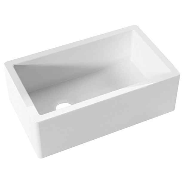 Kerasan ESSEX keramický dřez 76x45,6cm, bílá